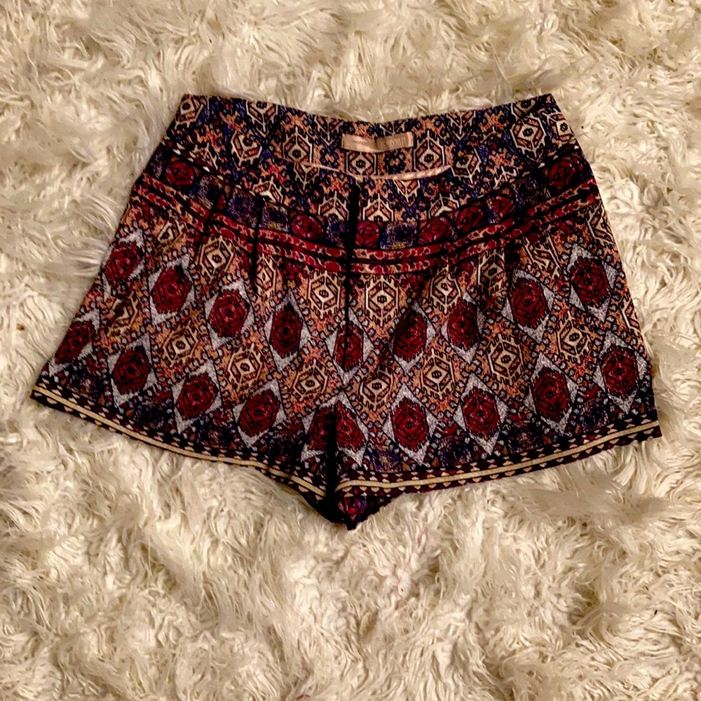 Rayon print short